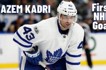 Nazem Kadri #43 (Toronto Maple Leafs) first NHL goal Mar 19, 2011 (Classic NHL)