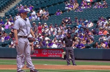SD@COL: Johnson pitches into the 5th in Padres debut