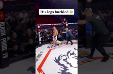 His legs buckled 😳 (via alash_pridefc/IG)