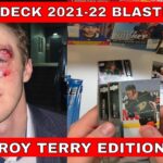 Opening Upper Deck Blaster Box 2021-22 - Troy Terry edition