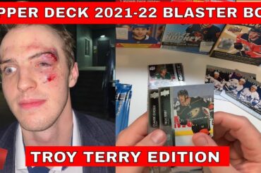Opening Upper Deck Blaster Box 2021-22 - Troy Terry edition