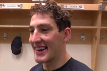 Lukáš Sedlák po utkání Blue Jackets v Torontu