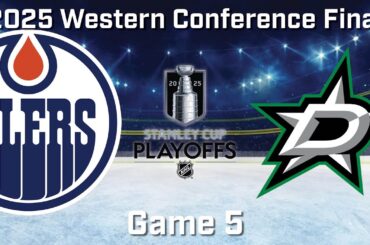 2025 Stanley Cup Playoffs - West Final - Stars vs. Oilers - Game 5 - P-B-P & Color