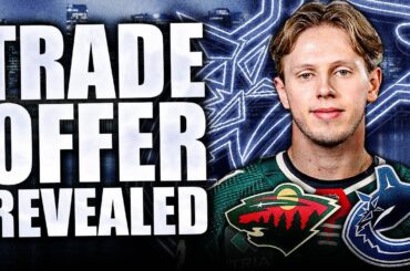 CANUCKS OFFICIAL TRADE OFFER REVEALED FOR MARCO ROSSI: MINNESOTA WILD REJECTED
