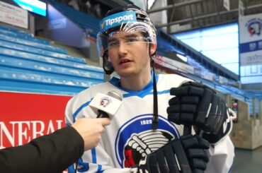 David Jiříček před zápasem proti kladenským Rytířům