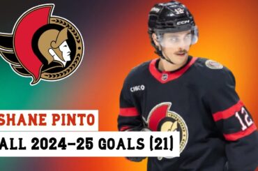 Shane Pinto (#12) All 21 Goals of the 2024-25 NHL Season