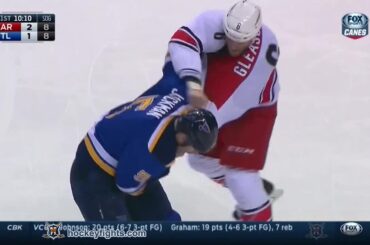 Tim Gleason vs Barret Jackman Jan 10, 2015