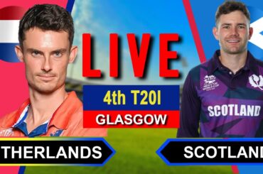 Scotland vs Netherlands|4th Match |Live Cricket Score|Commentary|Scotland T20I Tri-Series 2025