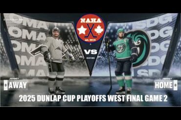 NAHA 2025 Dunlap Cup Playoffs West Final G2 - Omaha Stealth @ San Diego Riptide (SDG leads 1-0)