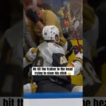 He accidentally hit the team trainer 😳