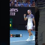 One-handed backhand ROCKET! 🚀