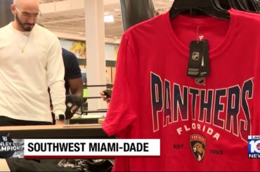 Florida Panthers fans go on shopping spree