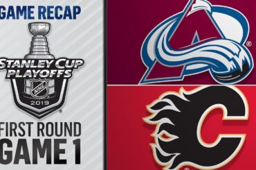 Flames shut out Avalanche in Game 1