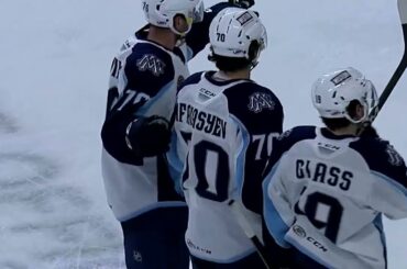 Первая шайба Егора Афанасьева в сезоне АХЛ 21/22. Милуоки Адмиралс - Чикаго. 23/10/2021.