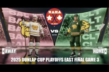 NAHA 2025 Dunlap Cup Playoffs East Final G3 - Baltimore Bulldogs @ Charlotte Cougars (Tied 1-1)