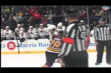 Brent Regner vs Ryan Hartman Jan 19, 2015