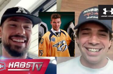 Q&A with Alex Newhook and Alexandre Carrier