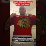 RYAN DONATO SIGNS 4-YEAR CONTRACT WITH BLACKHAWKS!!! (SWEDISH)