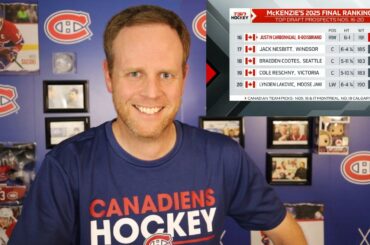 Who Might Habs Select at 16&17 per Bob McKenzie’s Final Draft Rankings?