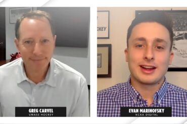 UMass hockey's Greg Carvel talks title season, battling complacency