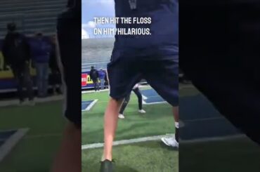 This little girl dropped a college football player 😱😂 (via _kidwilliams_/TW)