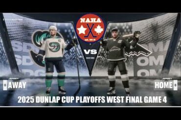 NAHA 2025 Dunlap Cup Playoffs West Final G4 - San Diego Riptide @ Omaha Stealth
