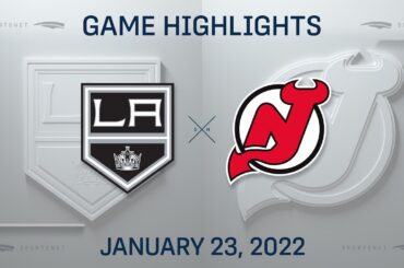 NHL Highlights | Kings vs. Devils - Jan 23, 2022