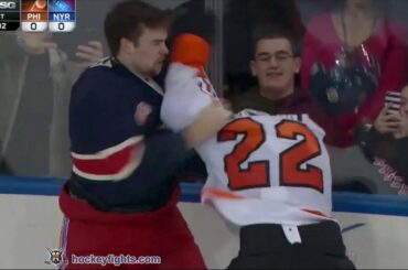 Luke Schenn vs Dylan McIlrath Nov 28, 2015