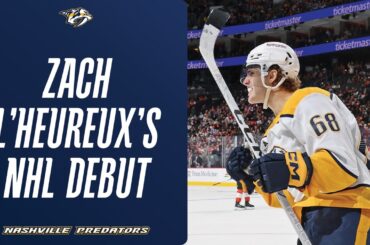 BTS Of Zach L'Heureux's Family During His NHL Debut