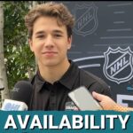 Michael Misa Meets With The Media Ahead Of The 2025 NHL Draft