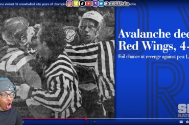 NEW HOCKEY FAN REACT How one violent hit snowballed into years of hockey beef Red Wings vs Avalanche