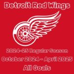 Detroit Red Wings | 2024-25 Season | All 238 Goals