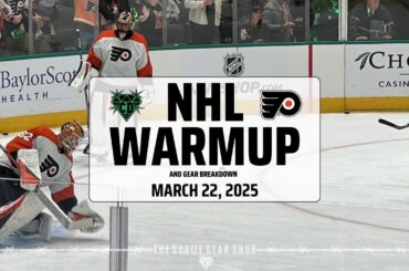 NHL Warmup & Gear Breakdown | Philadelphia Flyers | Samuel Ersson & Ivan Fedotov
