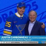 Blues select Carbonneau with 19th overall pick