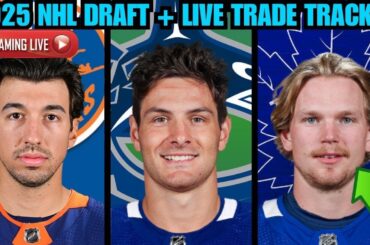 2025 NHL Draft + LIVE Trade Tracker | 1st Round LIVE STREAM (Bowen Byram Trade/Matthew Schaefer)