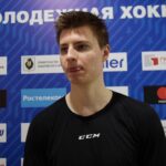 Никита Александров после матча "Амурские Тигры" - "Русские Витязи" (30.12.18)