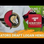 BREAKING: Ottawa Senators Select Logan Hensler 23rd Overall, Future SHUTDOWN Defenseman?