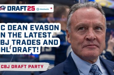 HC Dean Evason Speaks On the Latest Blue Jackets Trade and the 2025 NHL Draft! 🏒