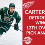 CARTER BEAR DRAFT REACTION - Detroit Red Wings pick Carter Bear 13th Overall (Yzerman Pick Analysis)