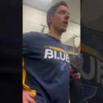 Jordan Binnington praises the St. Louis Blues’ defense for stepping up #stlouisblues #nhl #stlouis
