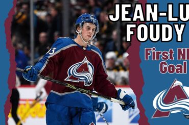 Jean-Luc Foudy #93 (Colorado Avalanche) first NHL goal Mar 6, 2024