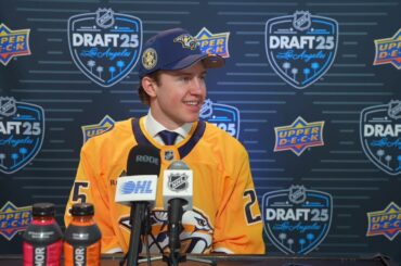 2025 NHL Draft Media Availability - Jack Ivankovic (58th Overall, Nashville Predators)