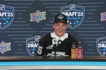 2025 NHL Draft Media Availability - Henry Brzustewicz (31st Overall, Los Angeles Kings)