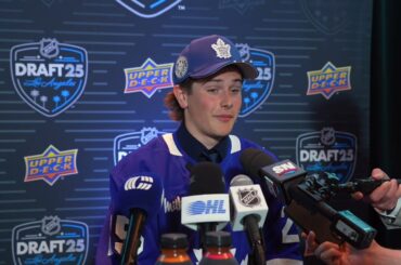 2025 NHL Draft Media Availability - Tyler Hopkins (74th Overall, Toronto Maple Leafs)