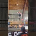 Elliot Tyler makes Maxwell Benson into a barbed wire sandwich