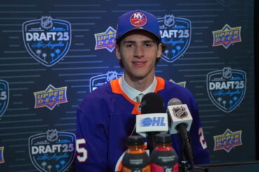 2025 NHL Draft Media Availability - Luca Romano (74th Overall, New York Islanders)