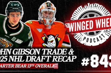 GIBSON TRADE, NHL DRAFT RECAP, & RED WINGS FREE AGENCY PREVIEW - Winged Wheel Podcast - June 28th