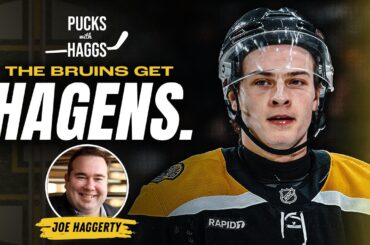 Bruins Wrangle POTENTIAL STAR with James Hagens | Pucks with Haggs