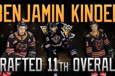 Pittsburgh Penguins Draft Ben Kindel 11th Overall | Highlights