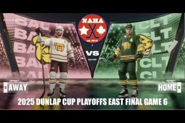 NAHA 2025 Dunlap Cup Playoffs East Final G6 - Baltimore Bulldogs @ Charlotte Cougars (BAL leads 3-2)